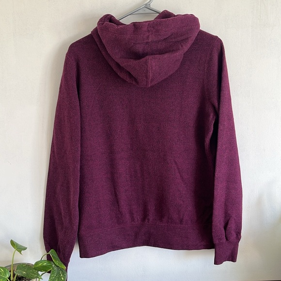 Roots burgandy full zip hoody in size medium. - Picture 4 of 5